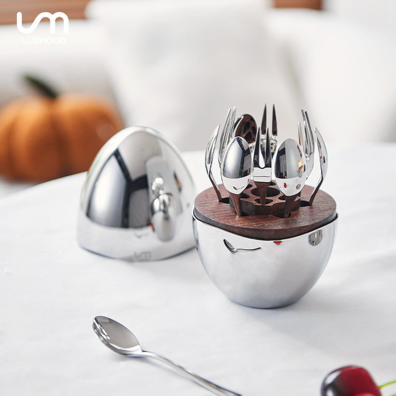 Magic Egg For Dessert（Fork and Spoon Version）