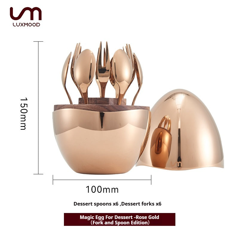 Magic Egg For Dessert（Fork and Spoon Version）