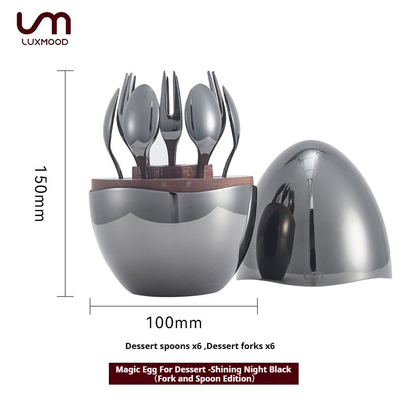 Magic Egg For Dessert（Fork and Spoon Version）
